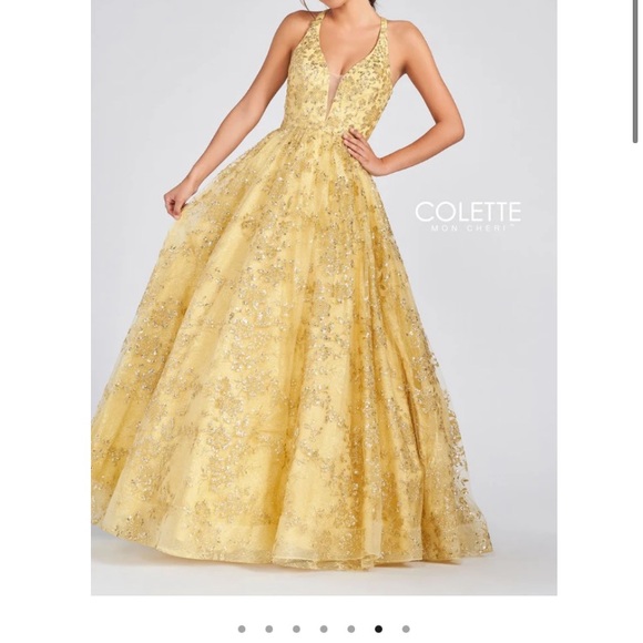 Gold Prom Dress - Picture 1 of 6